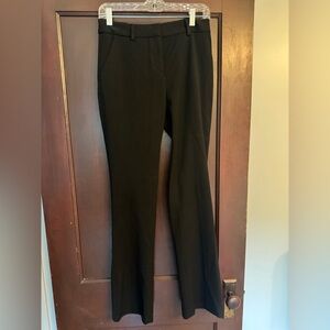 Express Columnist Barely Boot Mid Rise Black Women's Dress Pants